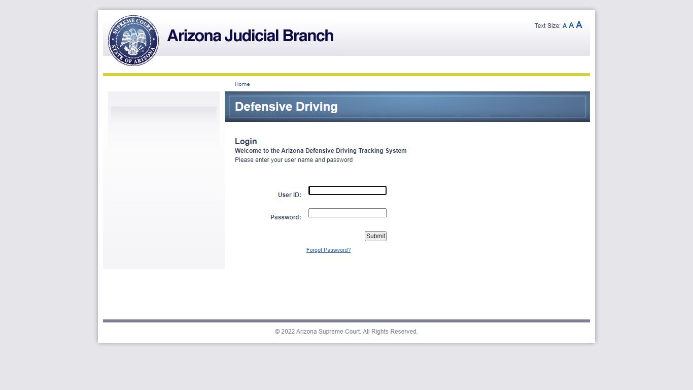 Defensive Driving - apps.azcourts.gov